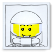 Bibado.nl - Kinderschilderij Lego astronaut, creator: Arjan Ceelen